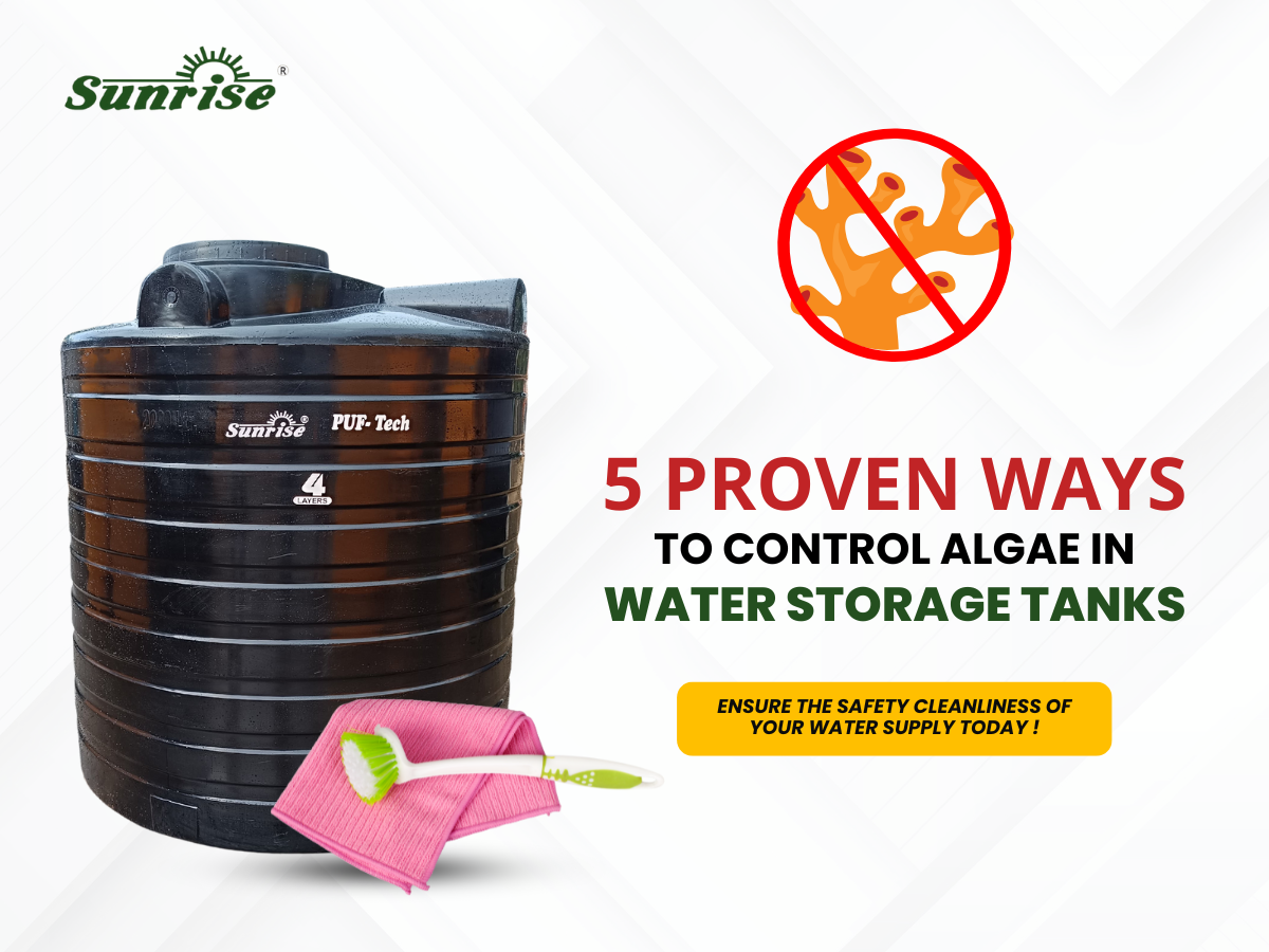 5 Proven Ways to Control Algae in Water Storage Tanks