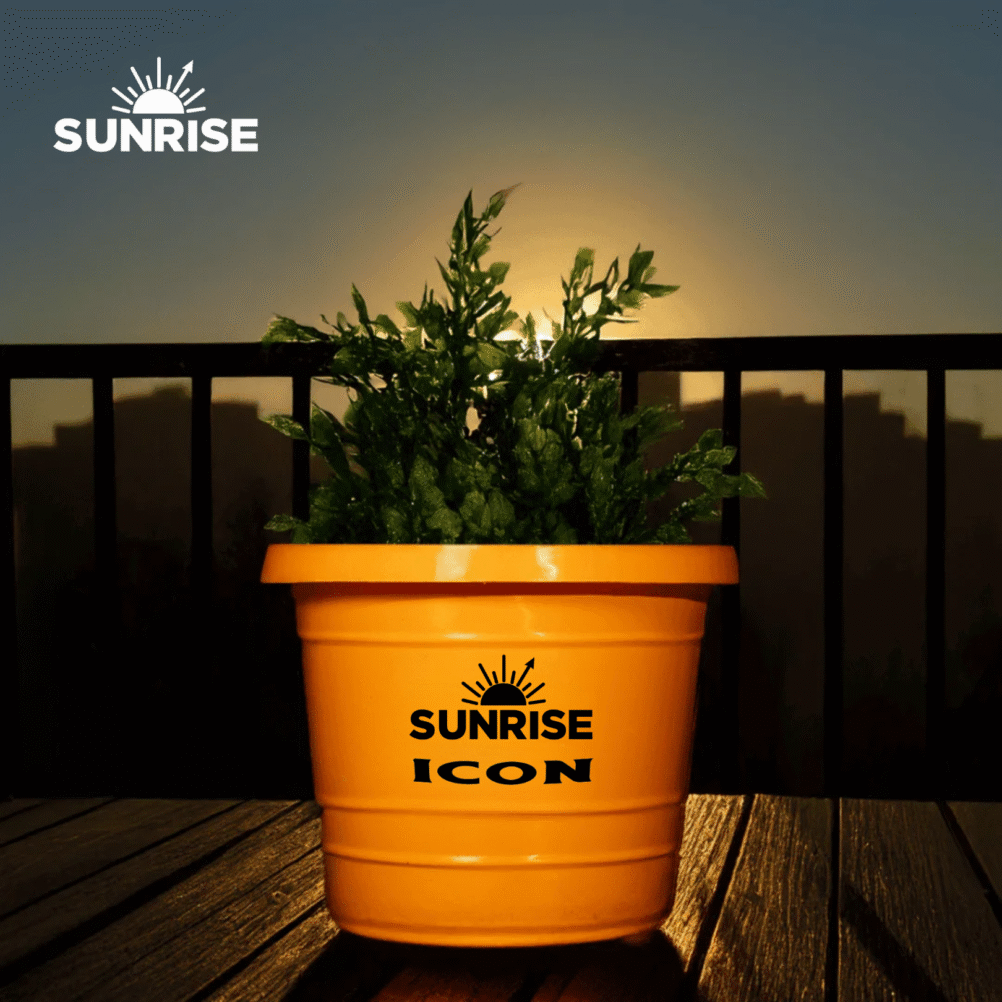 Sunrise Icon Pot
