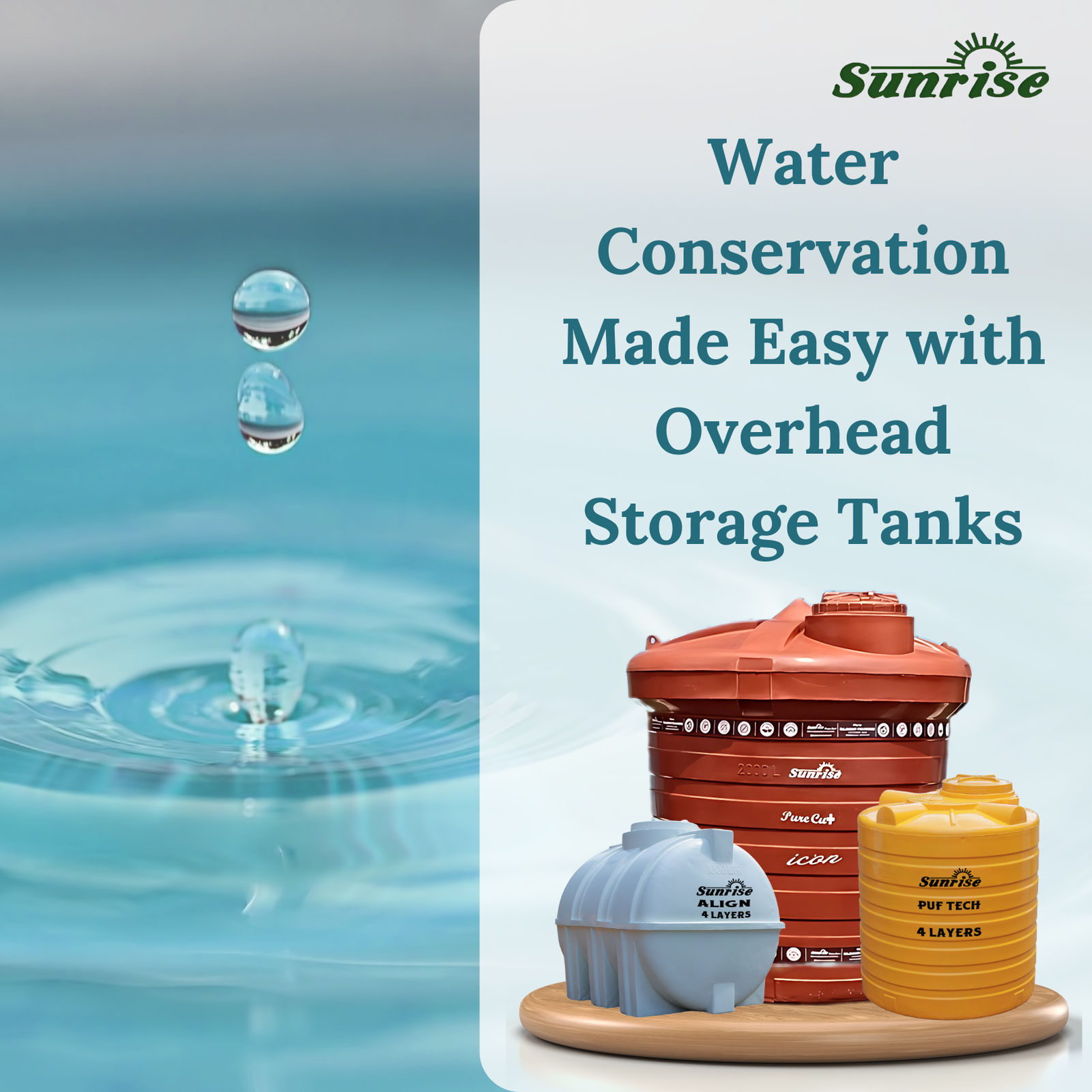 Water Conservation Made Easy with Overhead Storage Tanks