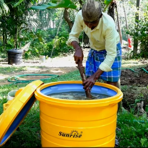 Jeevamrutha Preparation (Organic Fertilizer)